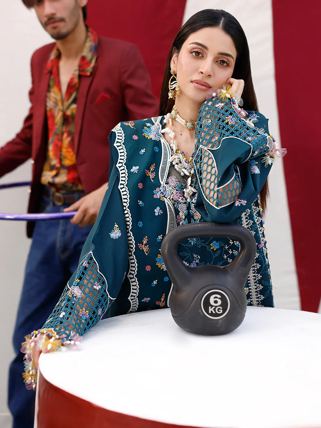 35 - A | 3 PC Luxury Lawn - BIN ILYAS