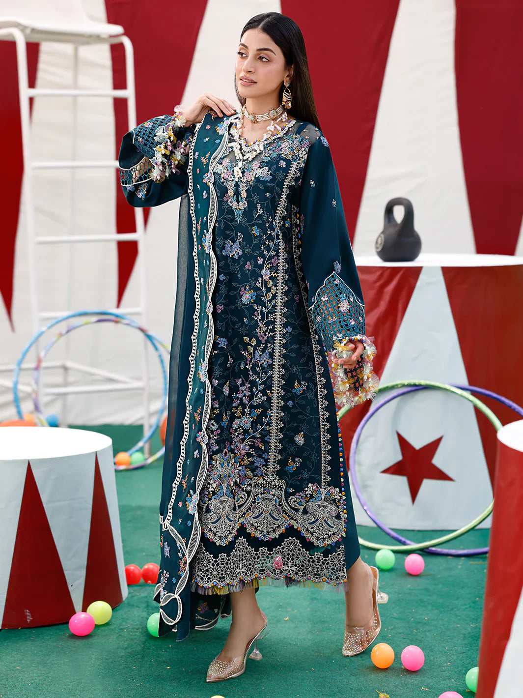 35 - A | 3 PC Luxury Lawn - BIN ILYAS