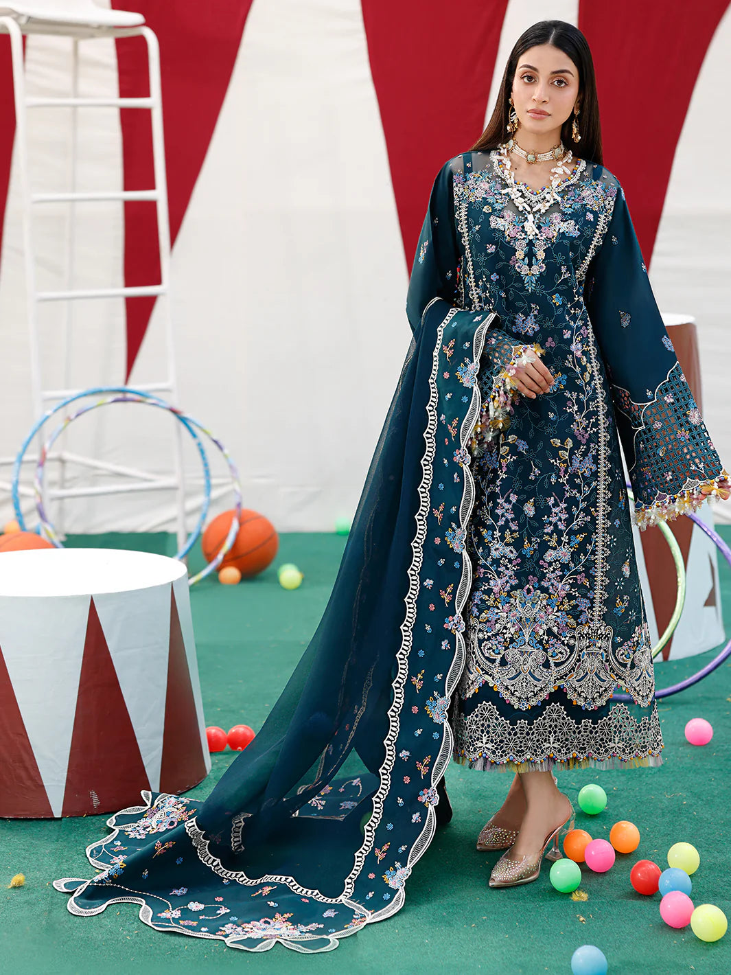 35 - A | 3 PC Luxury Lawn - BIN ILYAS