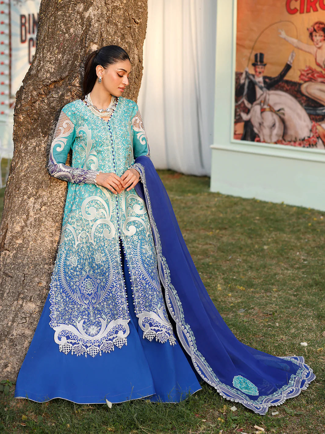 36 - A | 3 PC Luxury Lawn - BIN ILYAS