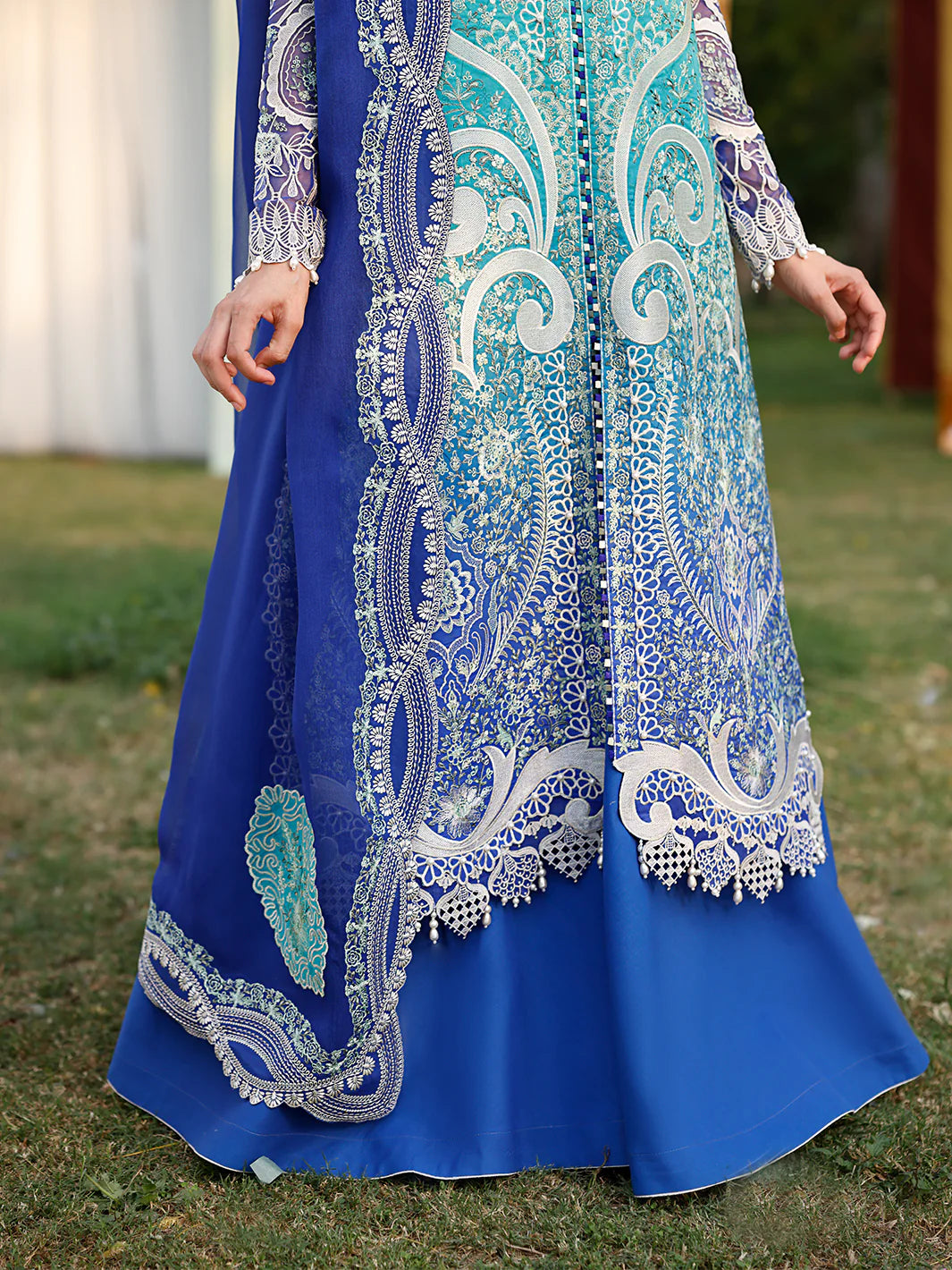36 - A | 3 PC Luxury Lawn - BIN ILYAS
