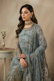 Zarif "DAYAAR" (ZRF-PE-03 ) Printed & Embroidered Net 3-Piece Festive Collection