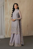Zarif "REEYA (ZRF-DK-04 ) Sequins Embroidered Net 3-Piece Festive Collection