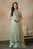 Zarif "AZHARA" (ZRF-DK-02) Sequins Embroidered Net 3-Piece Festive Collection