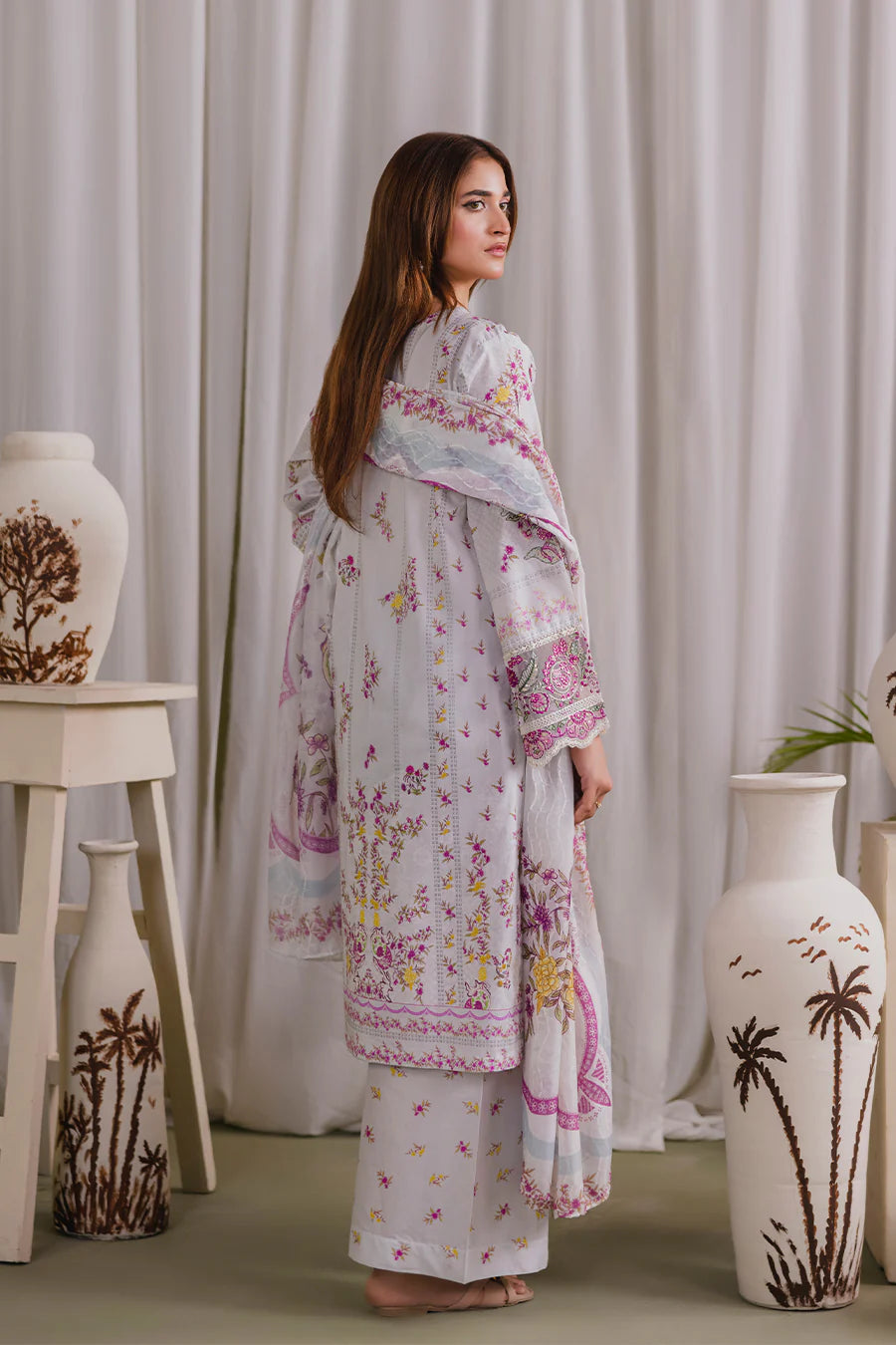 Bria - Zeenat Printed Luxury Pret ( 3Pcs )