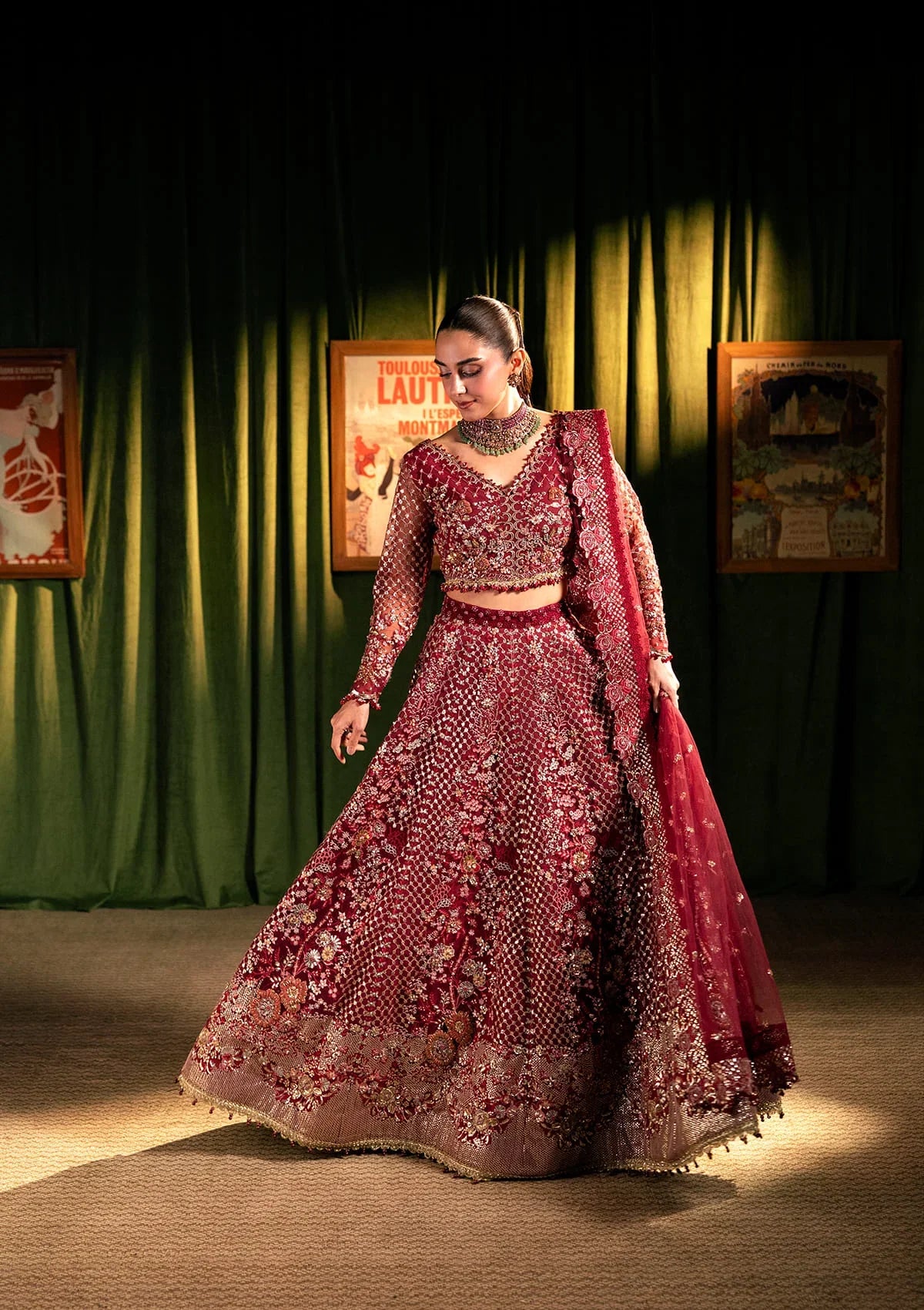Seranade by Elaf Unstitched Embroidered Organza Suit - Masquerade EHM-07