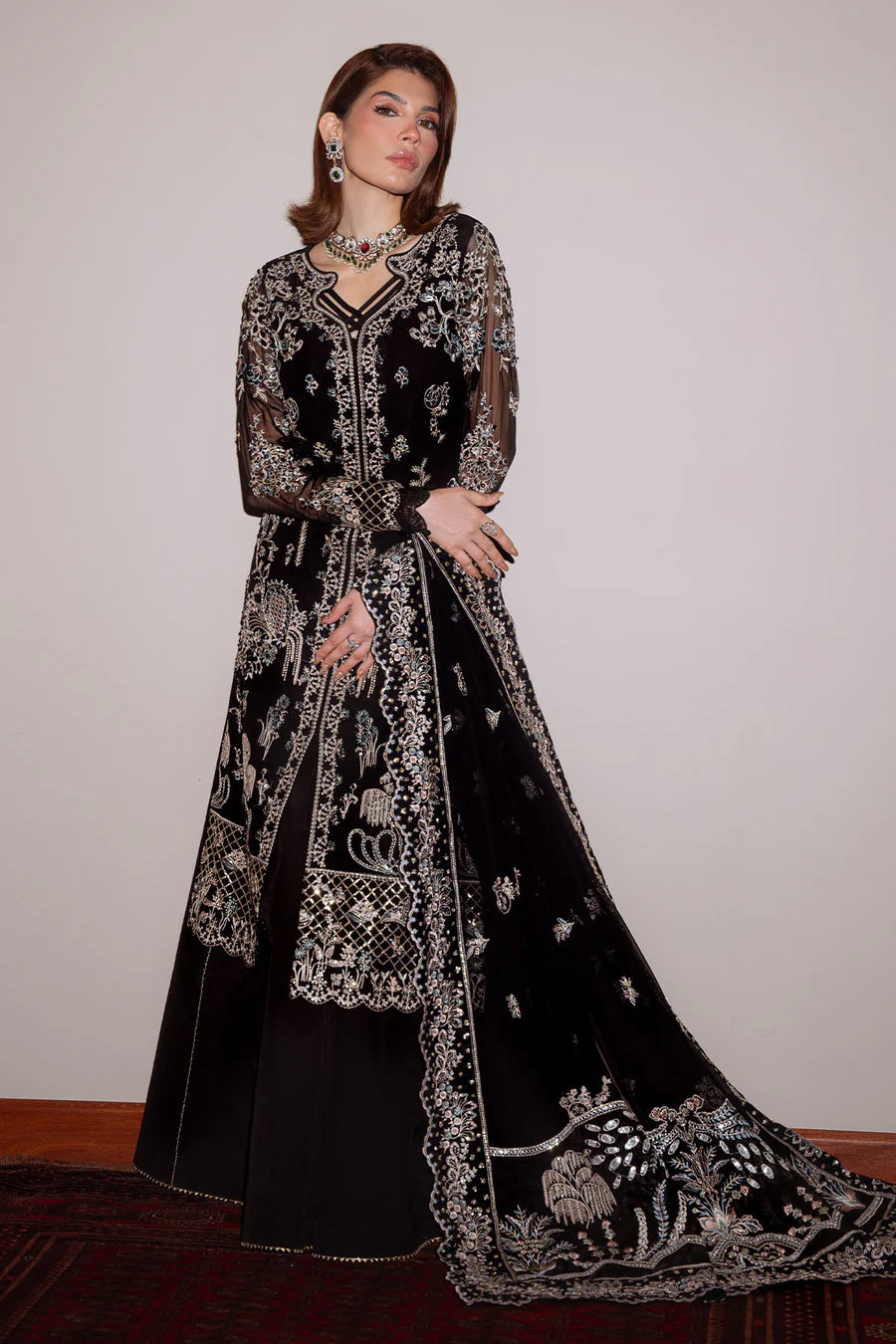 Nureh - Elaya Luxury Chiffon Collection '26 | NEL-89 (Black)