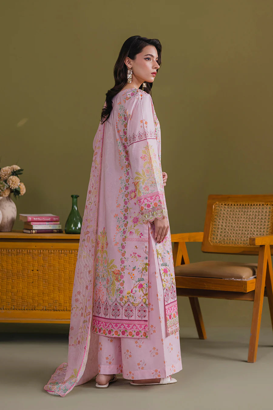 Ember - Zeenat Printed Luxury Pret ( 3Pcs )
