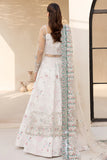 Farasha Moonlight Mist | Luxury Embroidered Net Formal Suit