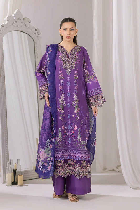 Zinnia - Zeenat Printed Luxury Pret ( 3Pcs )