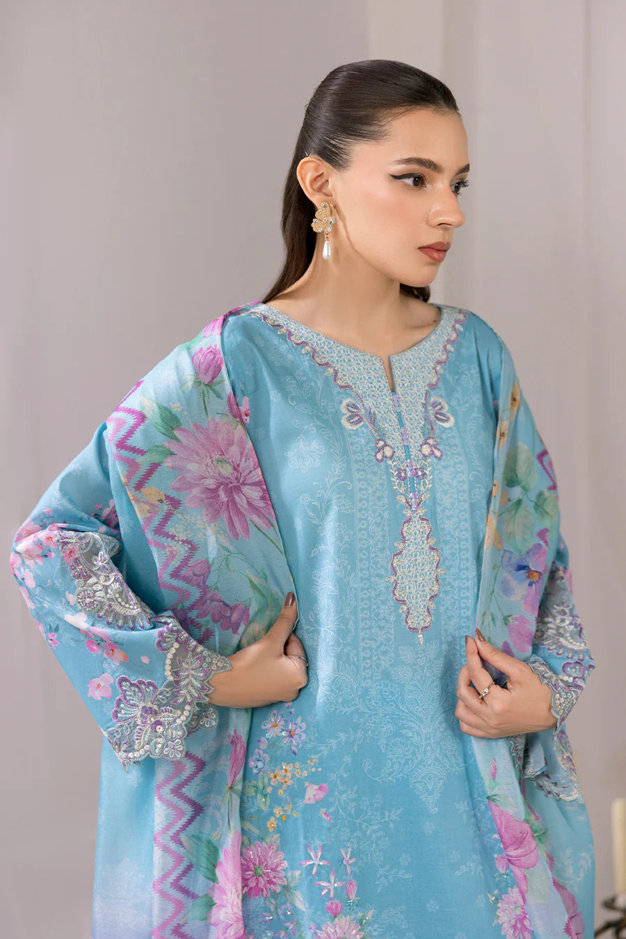 Jasmine - Zeenat Printed Luxury Pret ( 3Pcs )
