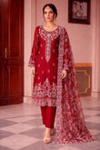Ramsha Rashmi WC-512 – Embroidered Chiffon Shirt with Dupatta & Grip Trouser (3 Piece Suit)