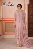 Ramsha Rashmi WC-519 Embroidered Chiffon Suit with Dupatta – 3 Piece Luxury Formal Wear