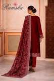 Ramsha Rashmi WE-519 Embroidered Chiffon Suit with Dupatta – 3 Piece Luxury Formal Wear