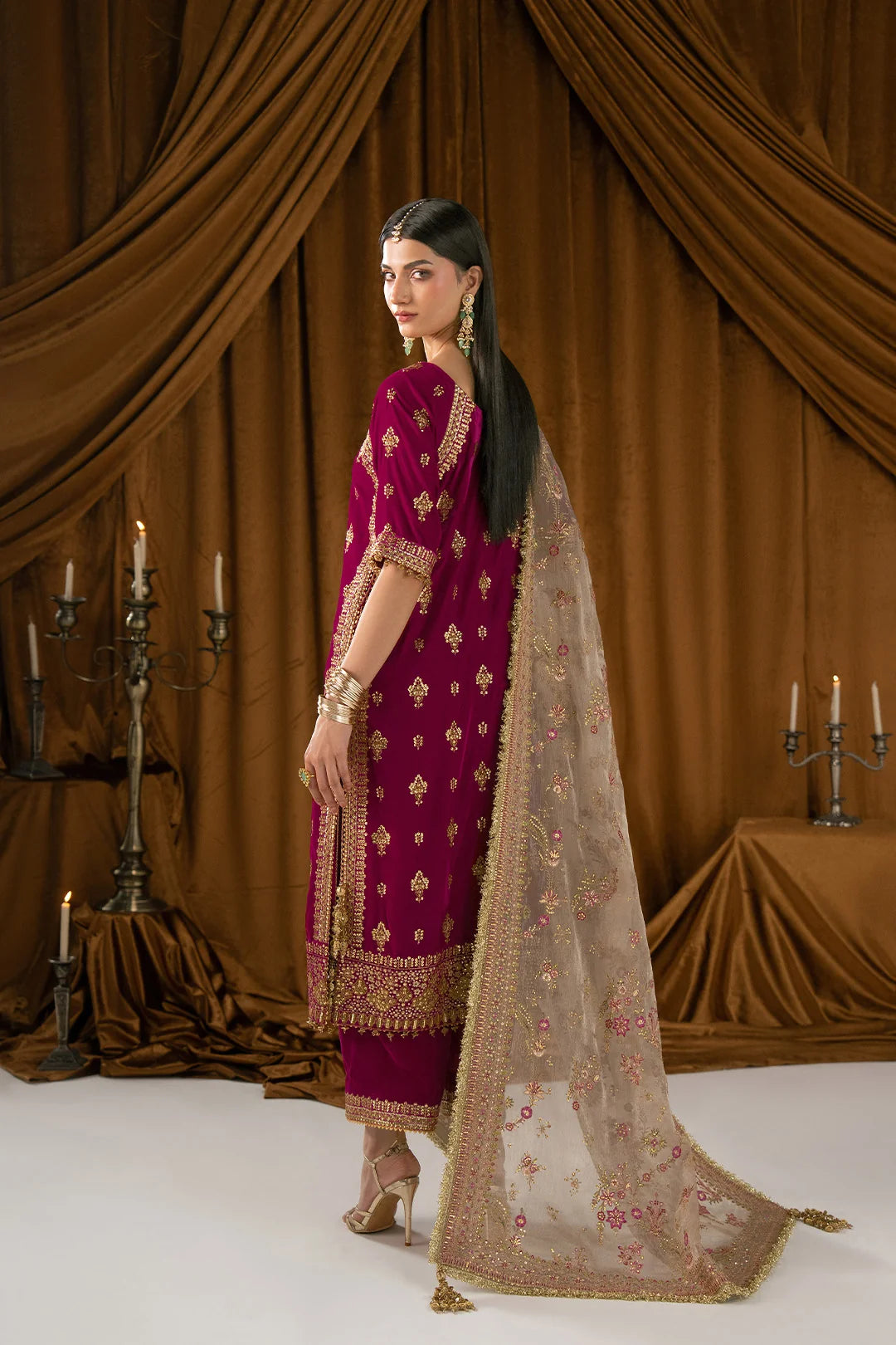 Virsa Velvet Edit By Alizeh | AF-VLT-2282-Atash