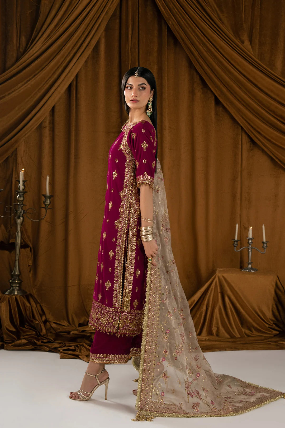 Virsa Velvet Edit By Alizeh | AF-VLT-2282-Atash