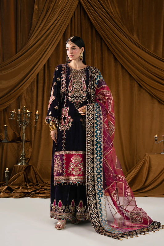 Virsa Velvet Edit By Alizeh | AF-VLT-2286-Rahgayl