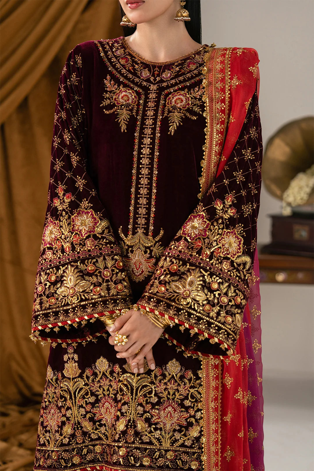 Virsa Velvet Edit By Alizeh | AF-VLT-2280-Chashni