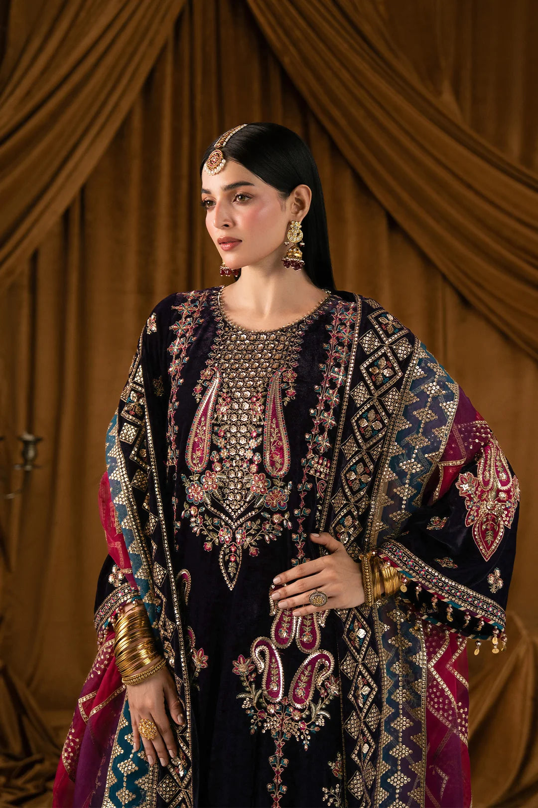 Virsa Velvet Edit By Alizeh | AF-VLT-2286-Rahgayl