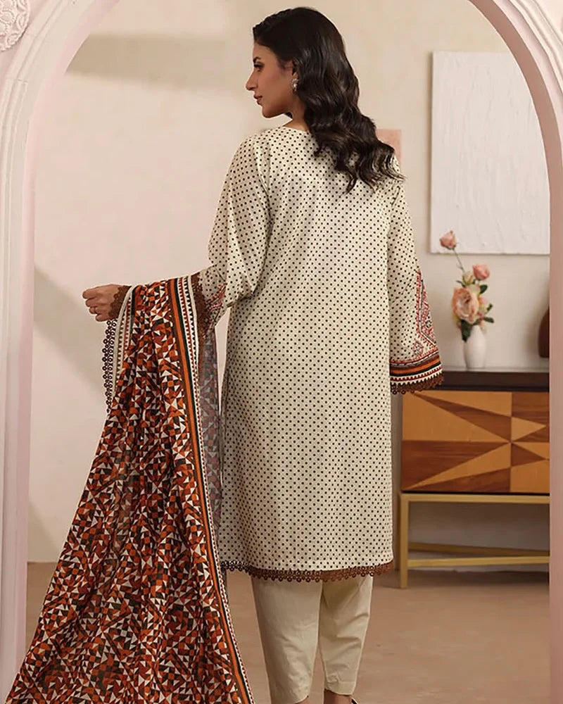 Zellbury | Embroidered Printed Lawn 2pc | Design 669