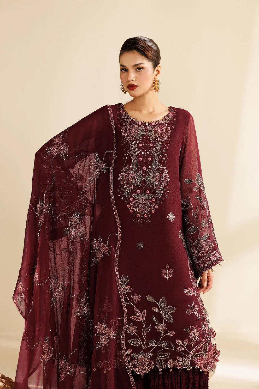 Sireine by Alizeh unstitched festive and luxury chiffon | AF-CH-2290-Starlight