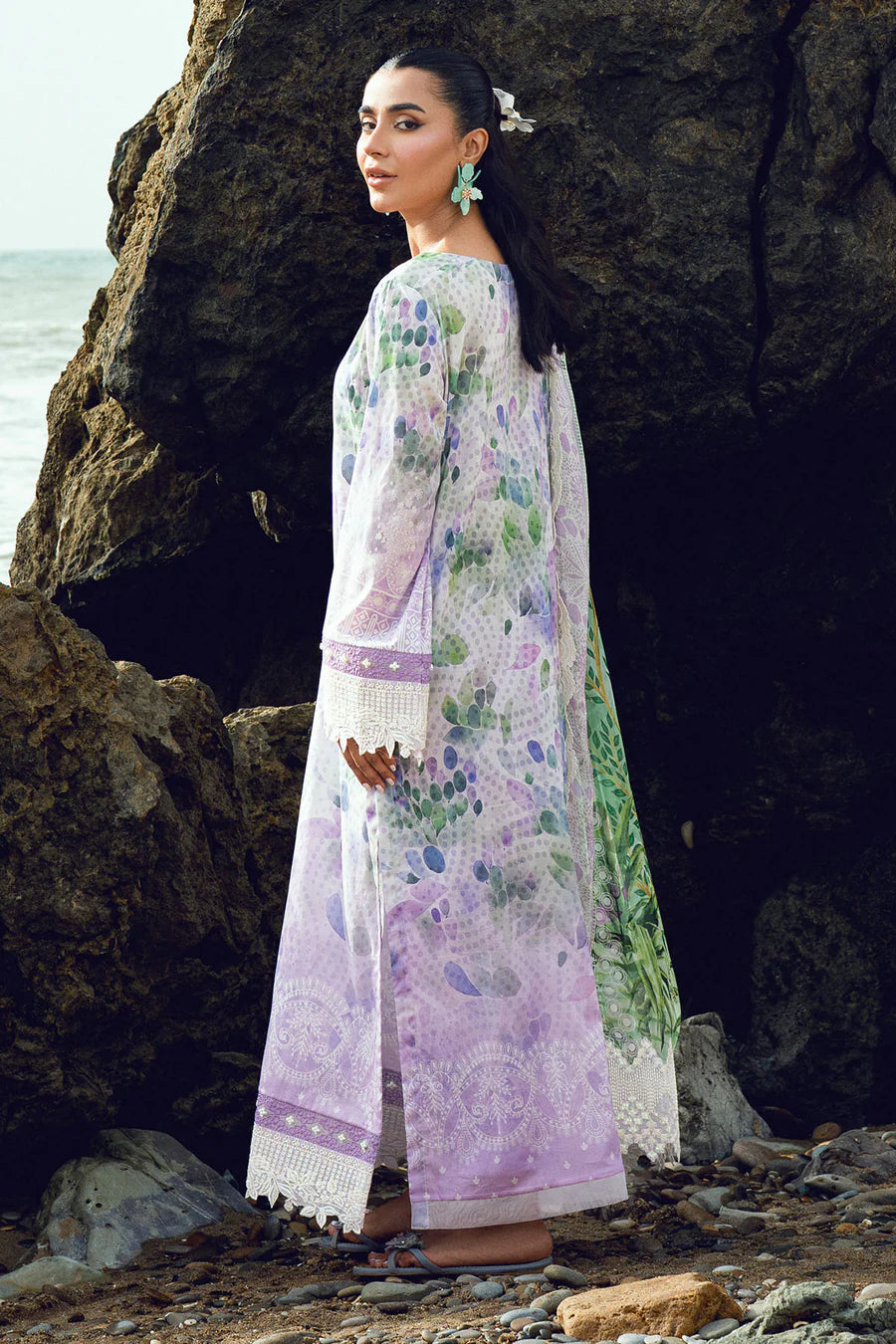 NSG-200 NUREH | EMBROIDERED AND PRINTED LAWN