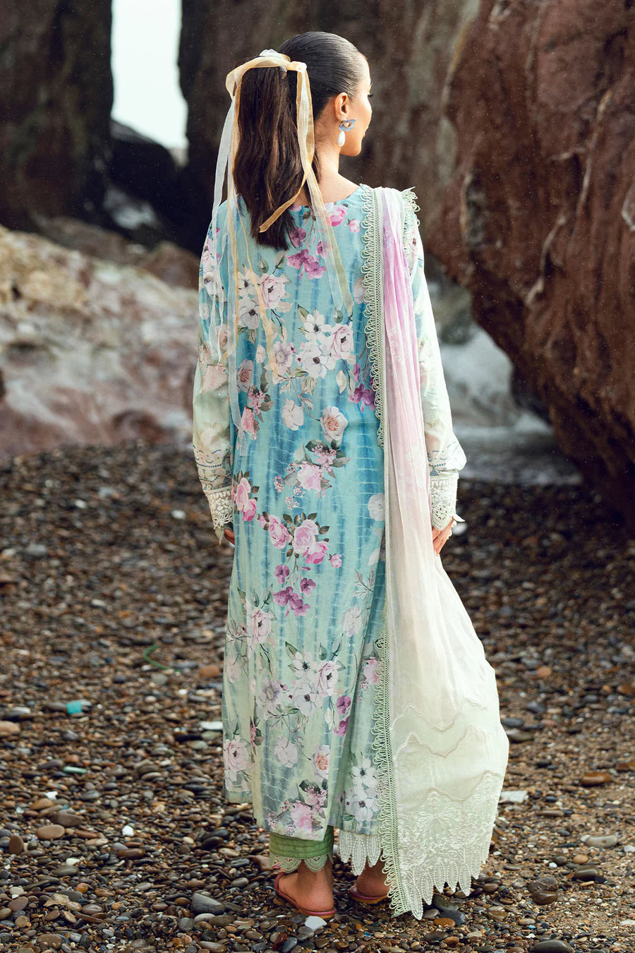 NSG-202 NUREH | EMBROIDERED AND PRINTED LAWN