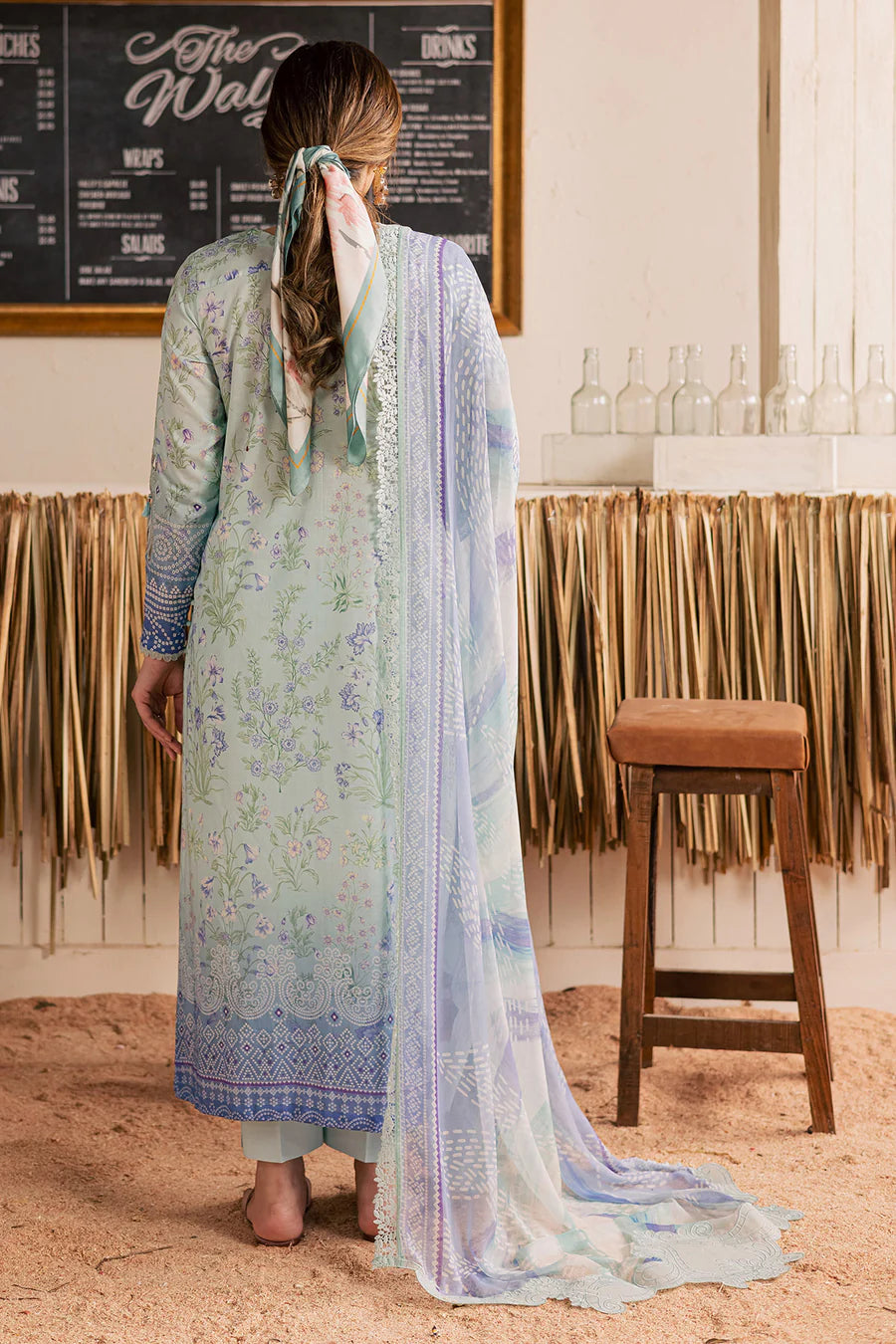 NSG-215 NUREH | EMBROIDERED AND PRINTED LAWN