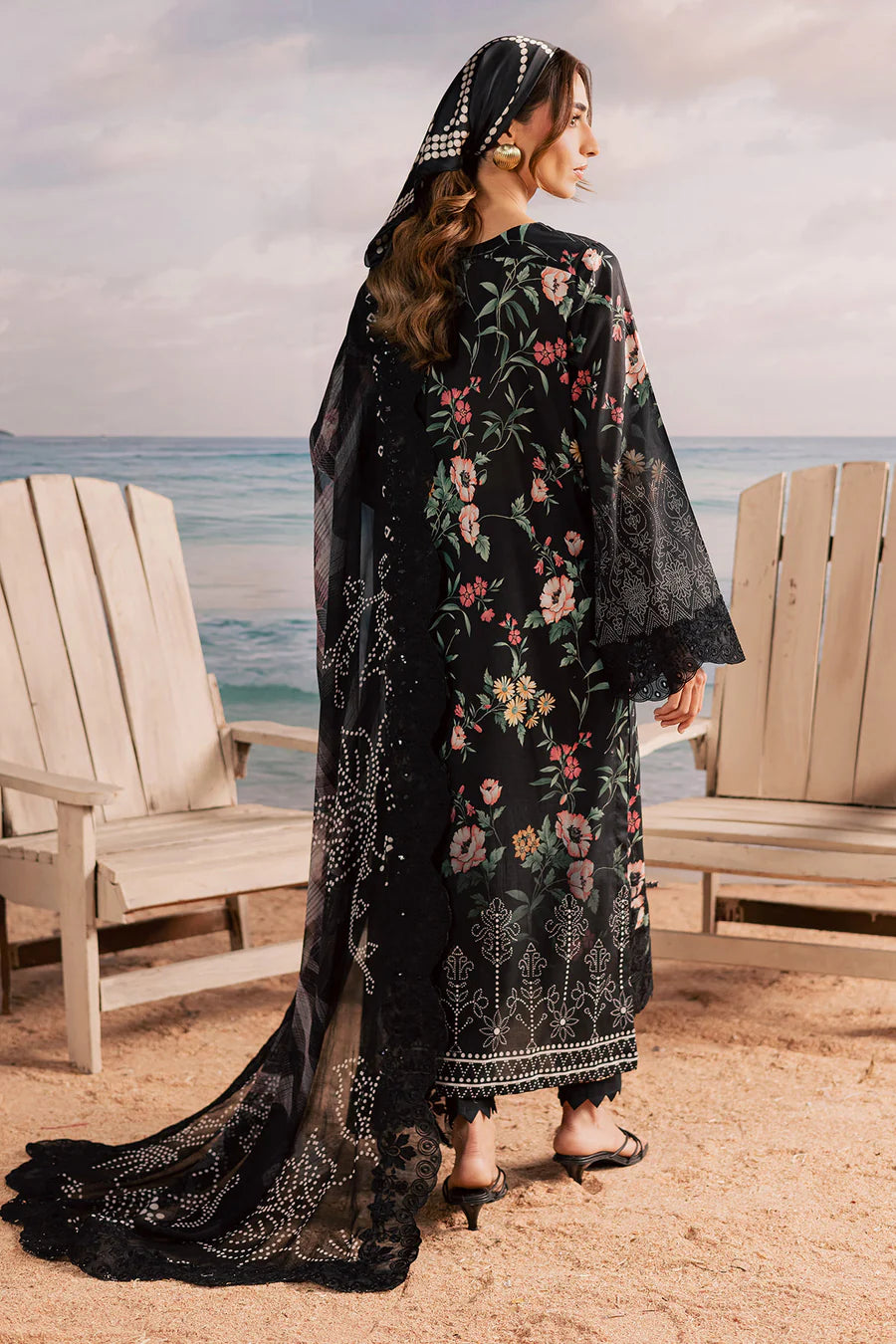 NSG-224 NUREH | EMBROIDERED AND PRINTED LAWN
