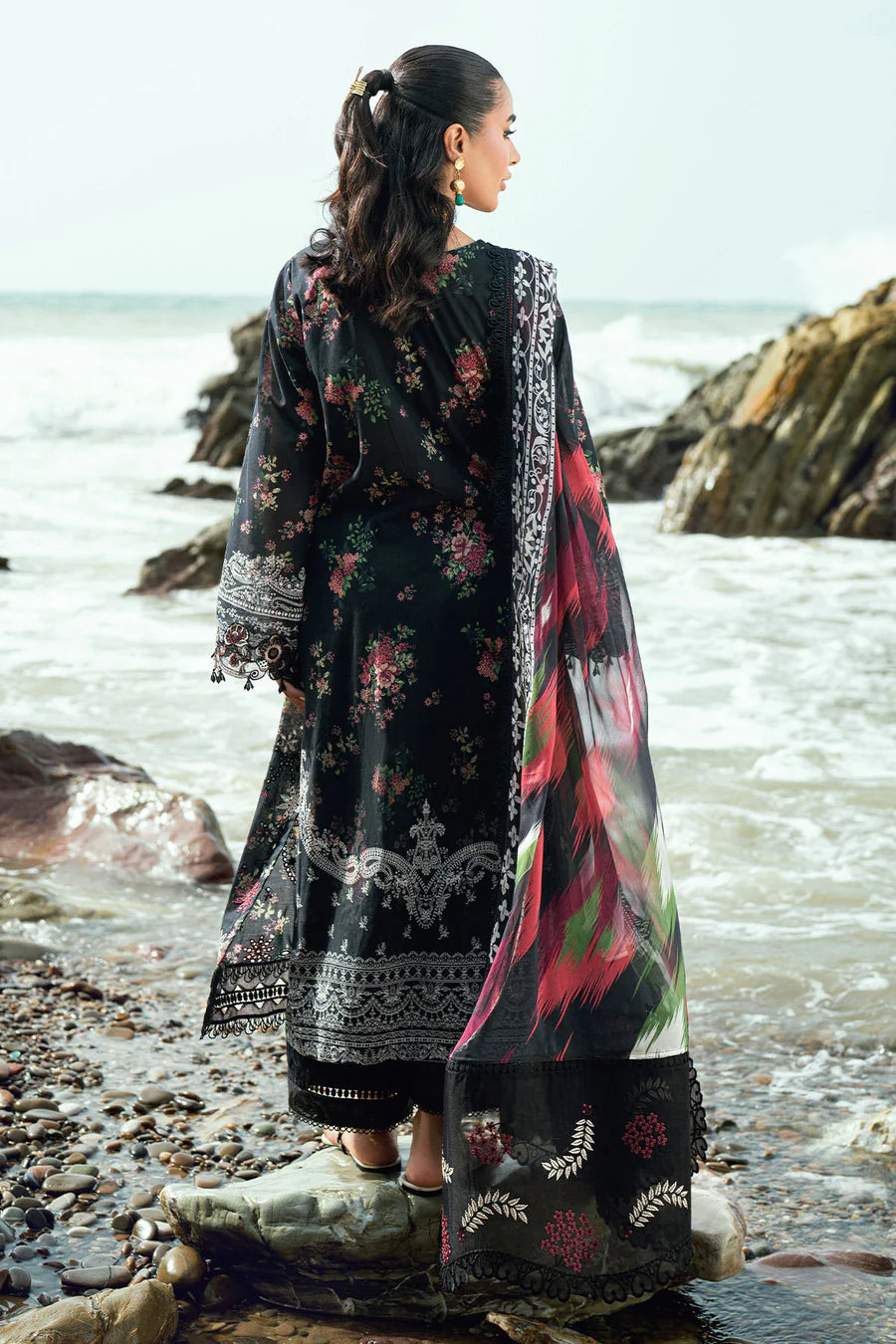 NSG-199 NUREH | EMBROIDERED AND PRINTED LAWN
