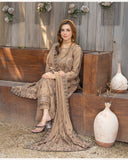 Airjet Fancy Wool Sparkel Embroidered Suit | Alif Vol-527  (Design - 04)