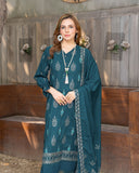 Airjet Fancy Wool Sparkel Embroidered Suit | Alif Vol-527  (Design - 05)