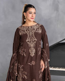 Airjet Fancy Wool Embroidered Suit with Wool Dupatta | Alif Volume 543