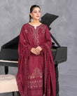 Airjet Fancy Wool Embroidered Suit with Wool Dupatta | Alif Volume 543