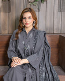 Airjet Fancy Wool Sparkel Embroidered Suit | Alif Vol-527  (Design - 02)