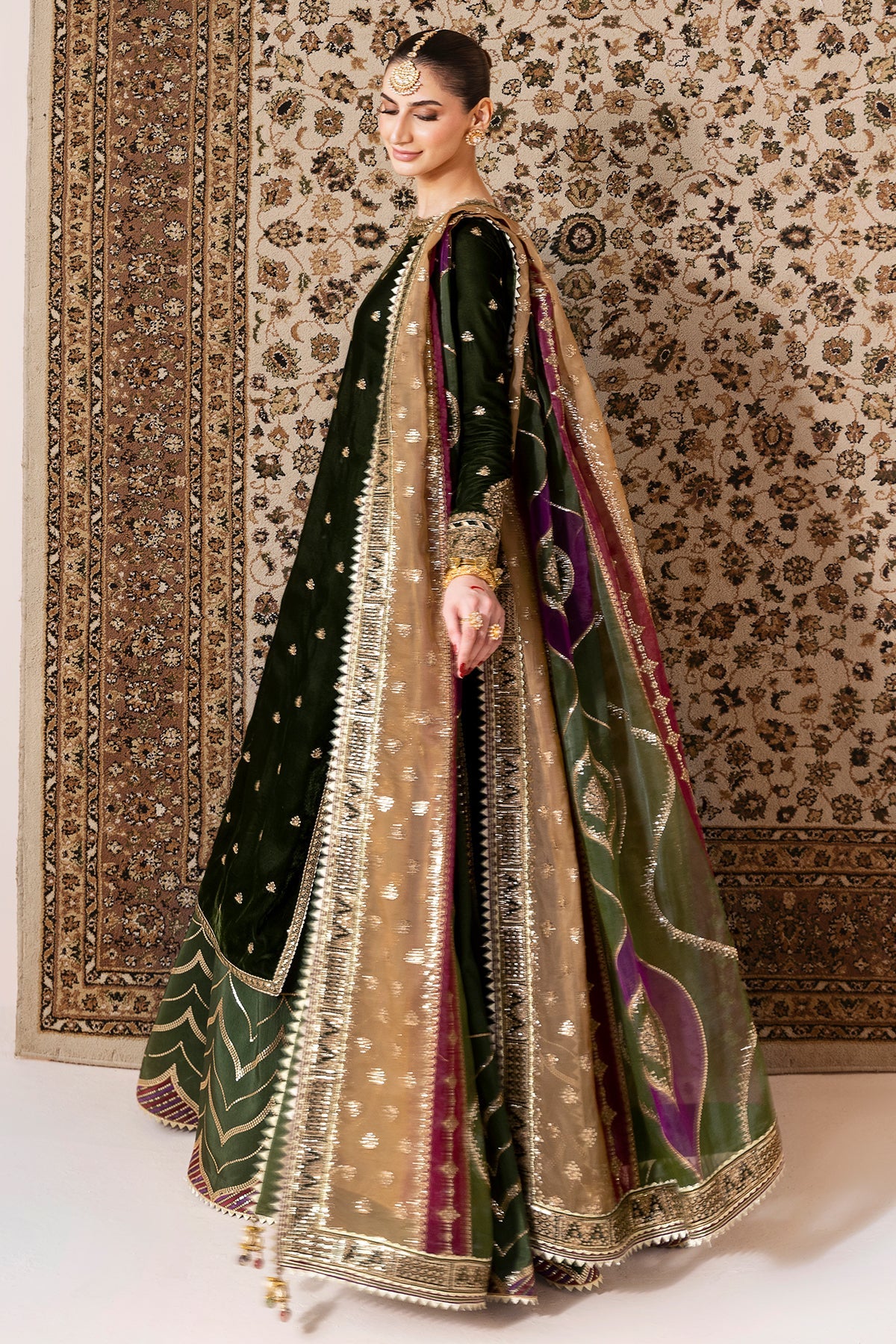 Embroidered Velvet Formal CVF D-09