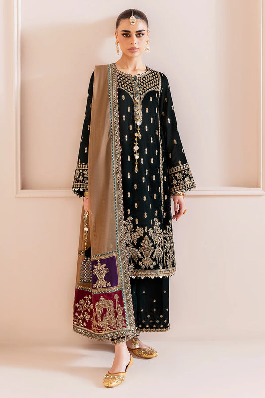 Embroidered Velvet Formal CVF D-01