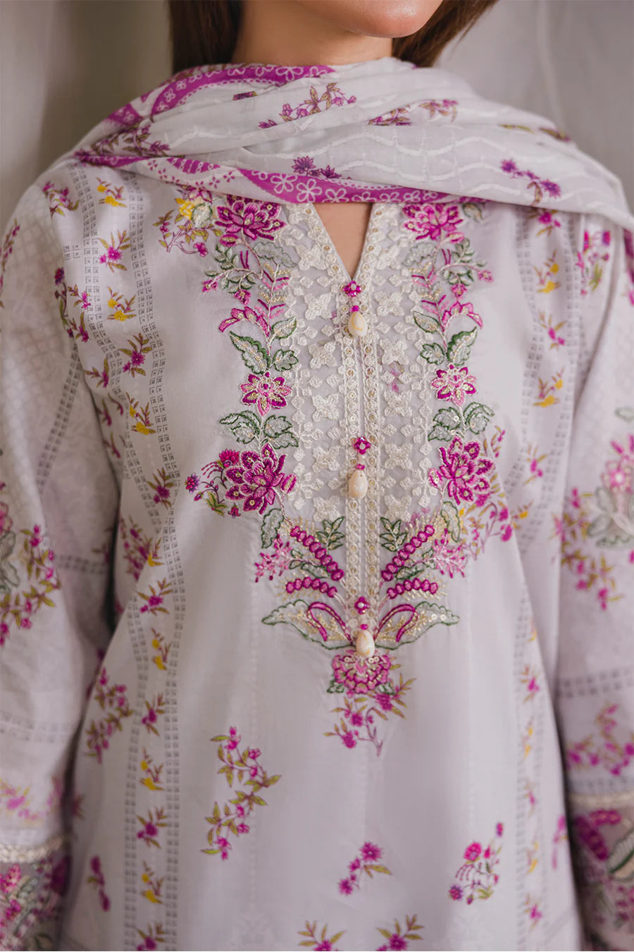 Bria - Zeenat Printed Luxury Pret ( 3Pcs )