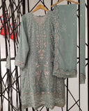 Sada Bahar Afsanee | Stitched Embroidered 3Pc Chiffon Festive Wear