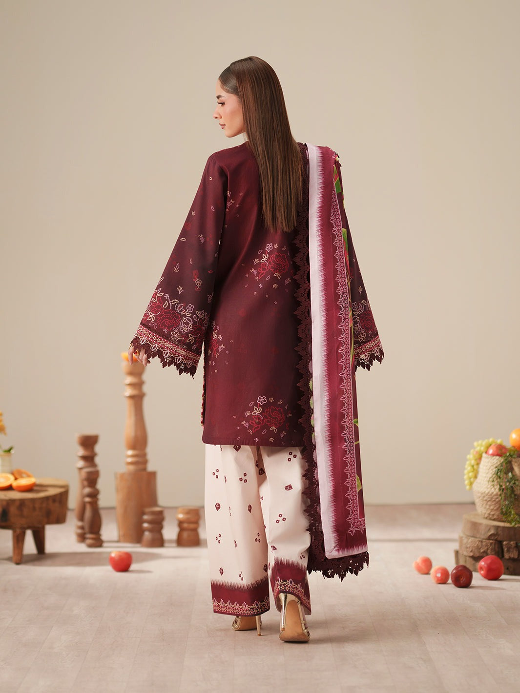 D-81B - Bin Ilyas Jojo Summer Embroidered Lawn