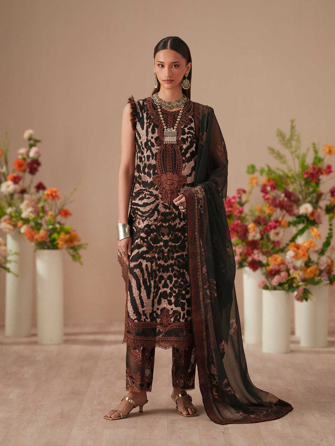 D-82B - Bin Ilyas Jojo Summer Embroidered Lawn