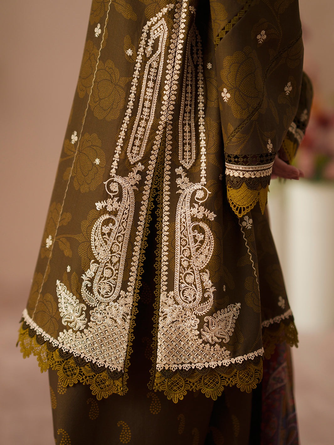 D-84A - Bin Ilyas Jojo Summer Embroidered Lawn