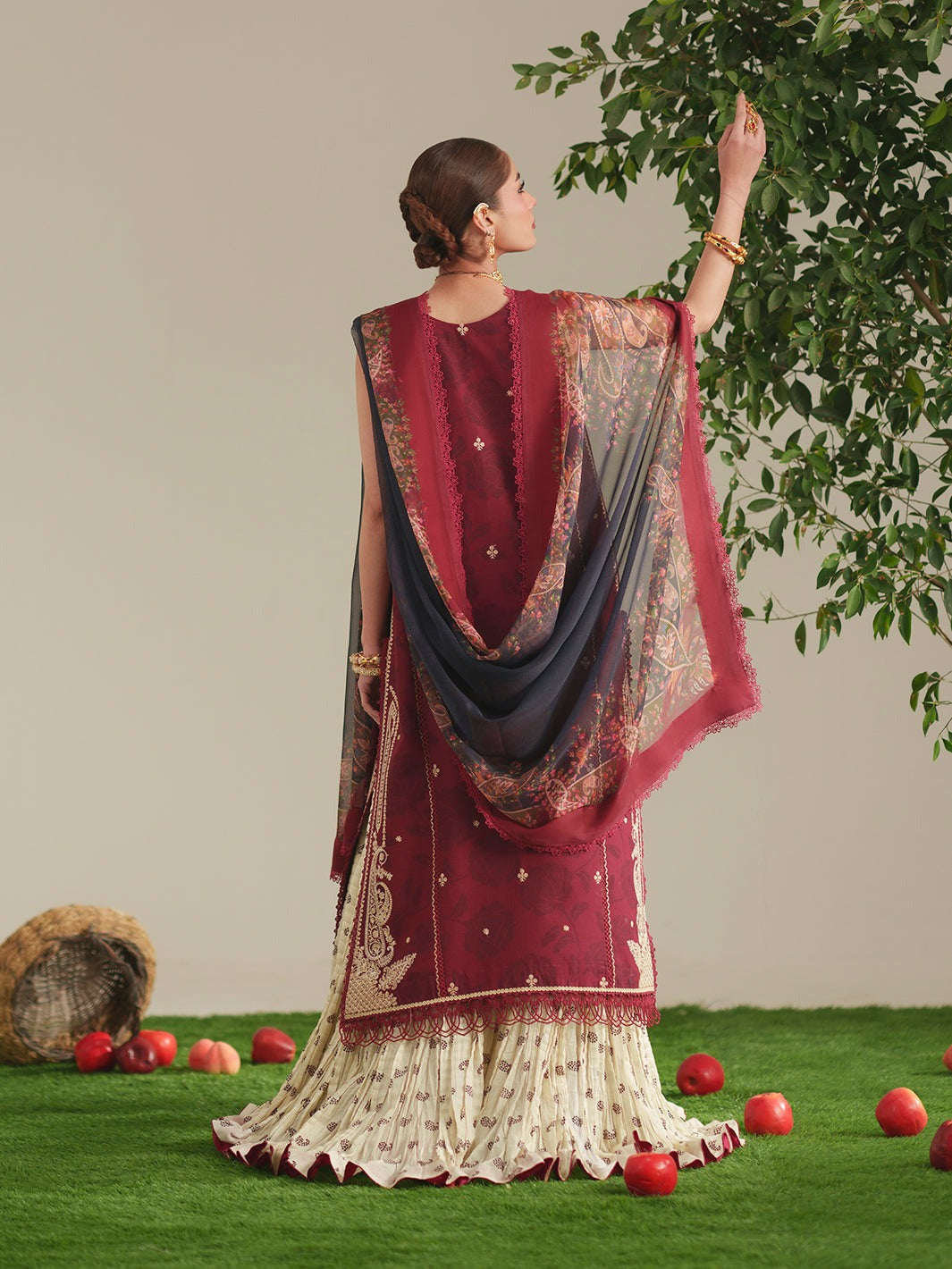 D-84B - Bin Ilyas Jojo Summer Embroidered Lawn