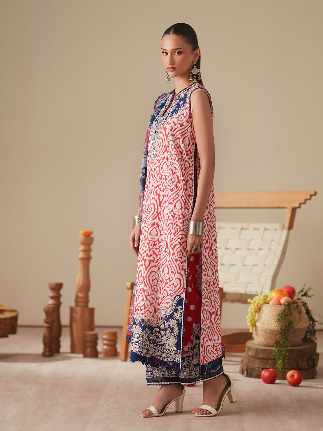 D-85B - Bin Ilyas Jojo Summer Embroidered Lawn