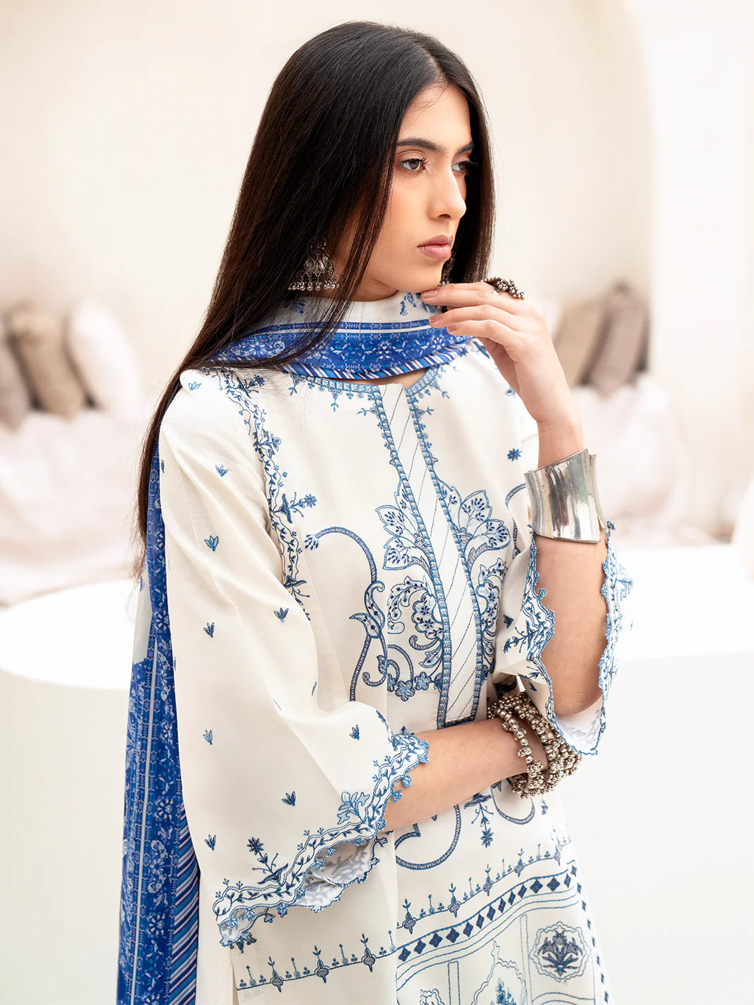 85 - B | 3 PC LAWN - Binilyas