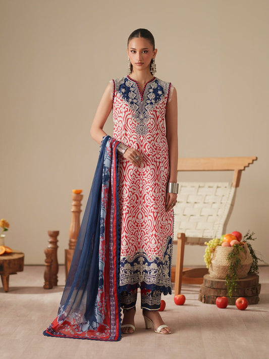 D-85B - Bin Ilyas Jojo Summer Embroidered Lawn