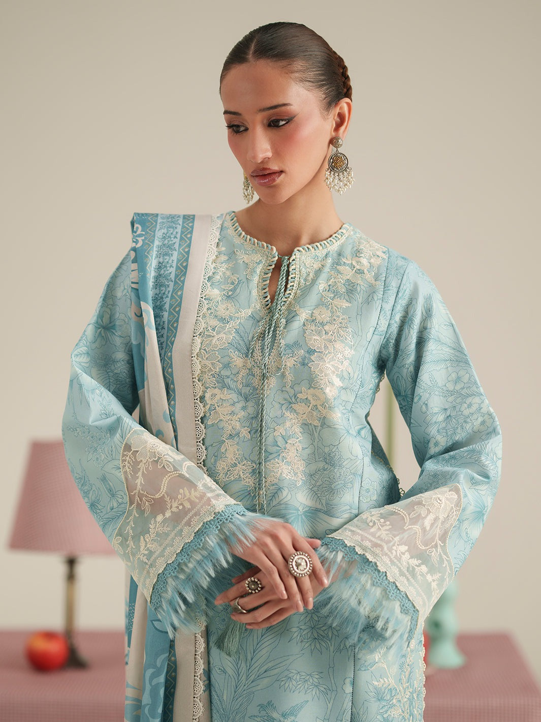 D-86A - Bin Ilyas Jojo Summer Embroidered Lawn