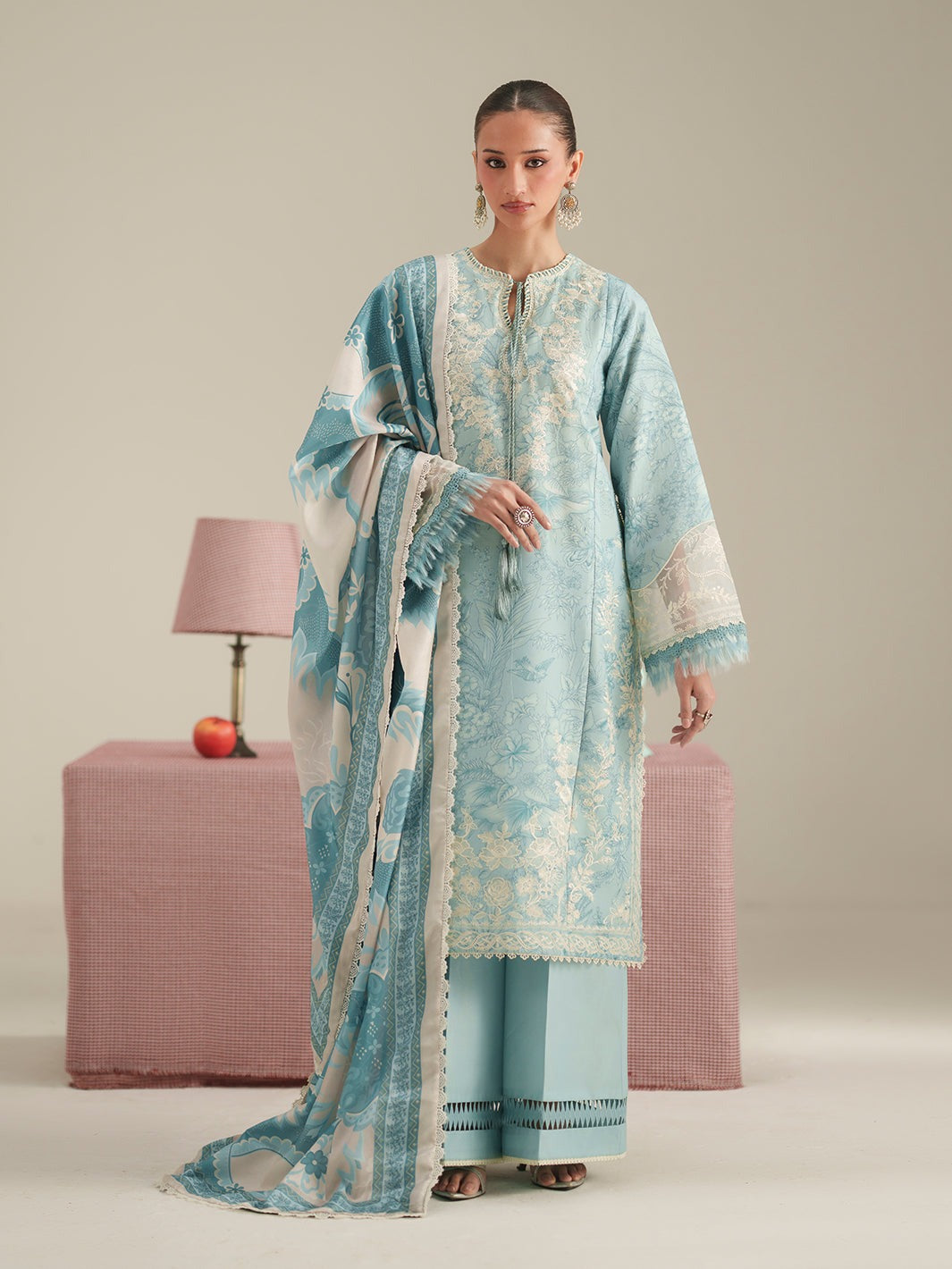 D-86A - Bin Ilyas Jojo Summer Embroidered Lawn