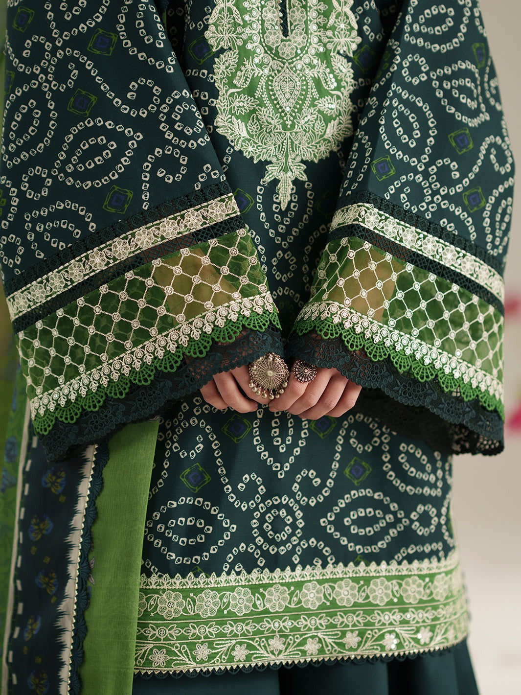 D-87B - Bin Ilyas Jojo Summer Embroidered Lawn