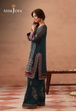 AJULFH-05 Embroidered Chiffon Unstitched 2 Pcs | ASIM JOFA